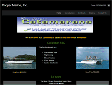 Tablet Screenshot of coopermarine.com